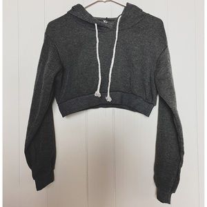 Crop top hoodie